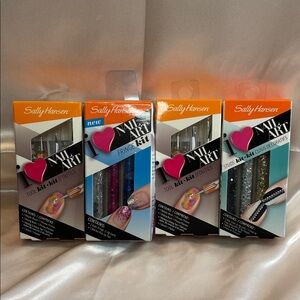 4 pc set - Sally Hansen Nail Art Glitter & Tools Kit